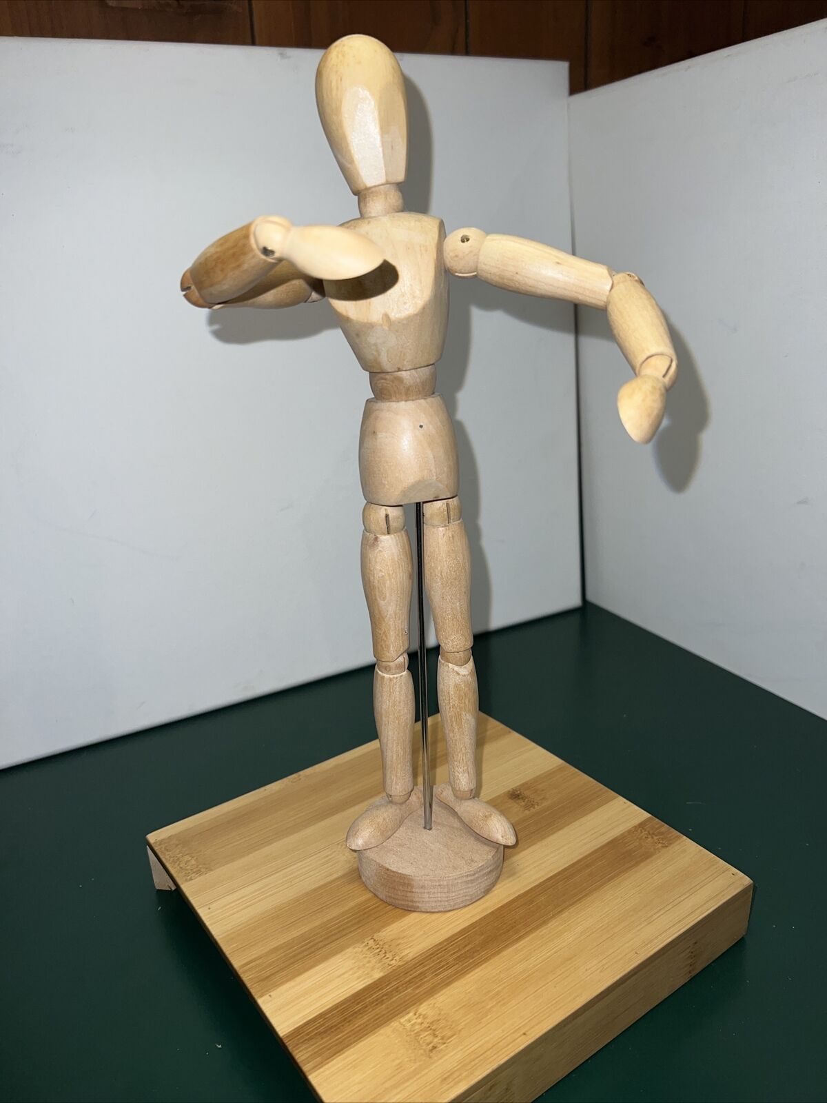 Wooden Posable Mannequin Model Art Artist Reference Figure Model 12.5”