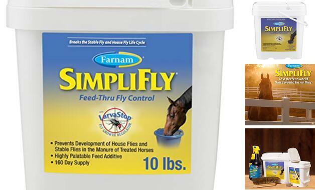 10 Pounds Feed-thru Fly Control For Horses Breaks And Prevents The Fly Life