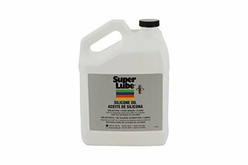 Super Lube 56101 Synthetic Silicone Oil 100 Cst 1 Gal Bottle Translucent Clear