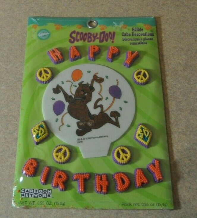 Wilton Cake/Cupcake Candy Icing Cake/Cupcake Decorations *Scooby-Doo!