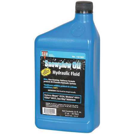 Snowplow Aftermarket Manufacturing 1307005 1 Qt Snowplow Hydraulic Fluid Bottle