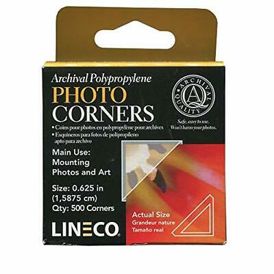 Lineco Infinity Archival Clear Photo Corners pack of 500