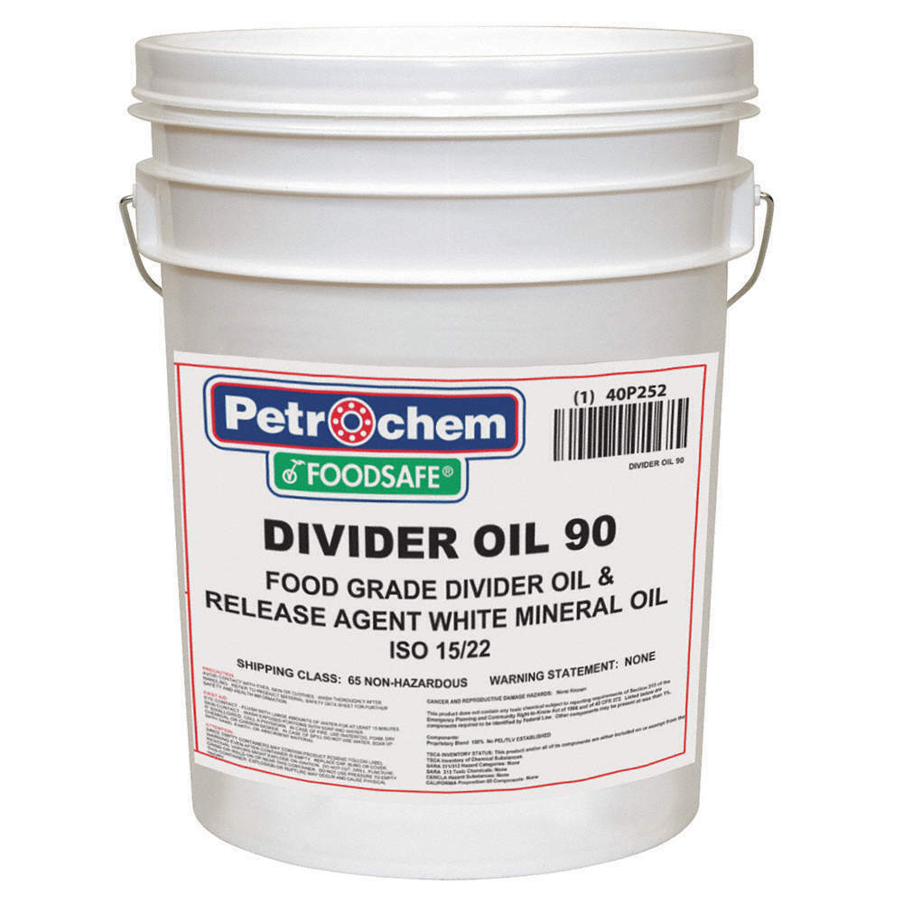 Petrochem Foodsafe Divider Oil 90-005 Divider Oil,food Grade,5 Gal.