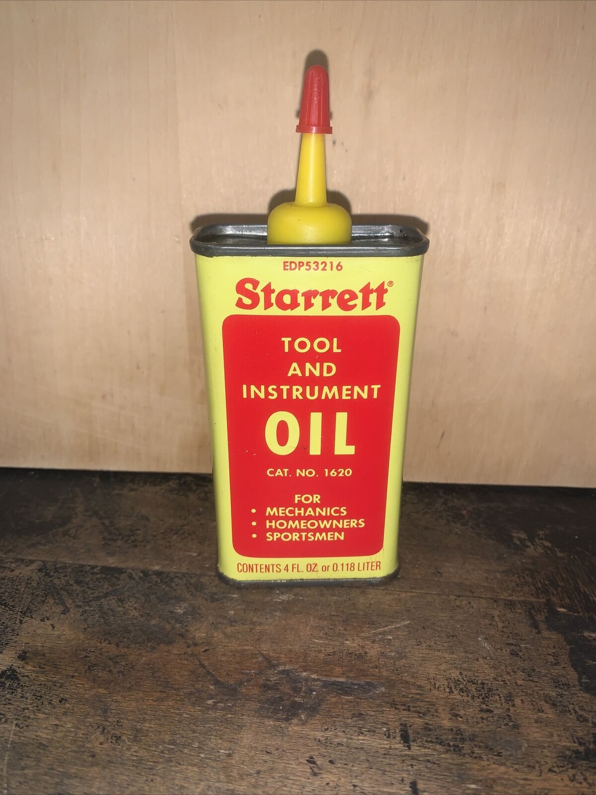 STARRETT Tool and Instrument Oil,4 Fl Oz. Tool Box Size! New Old Stock