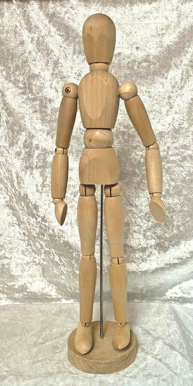 Art Wooden Figure Male Manikin Mannequin For Drawing Or Sketching. P