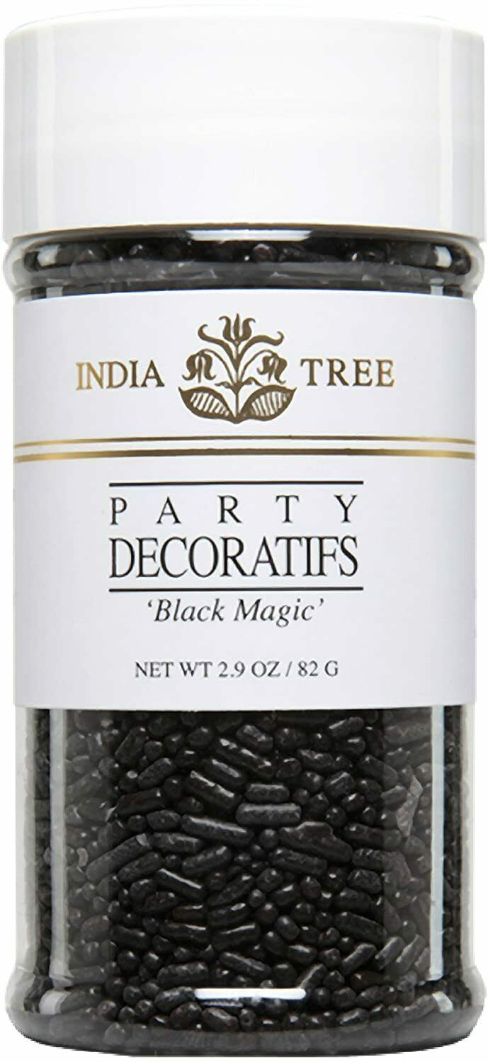 India Tree Party Decoratifs  Black Magic  ~  2.9 Oz / 82 G ~ Best Before 03/23
