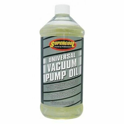 Supercool 37476 Vacuum Pump Oil, Yellow, 1 Qt.