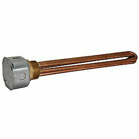 Tempco Brass/copper Immersion Heater, 2" Npt 10"d 3000w 240v