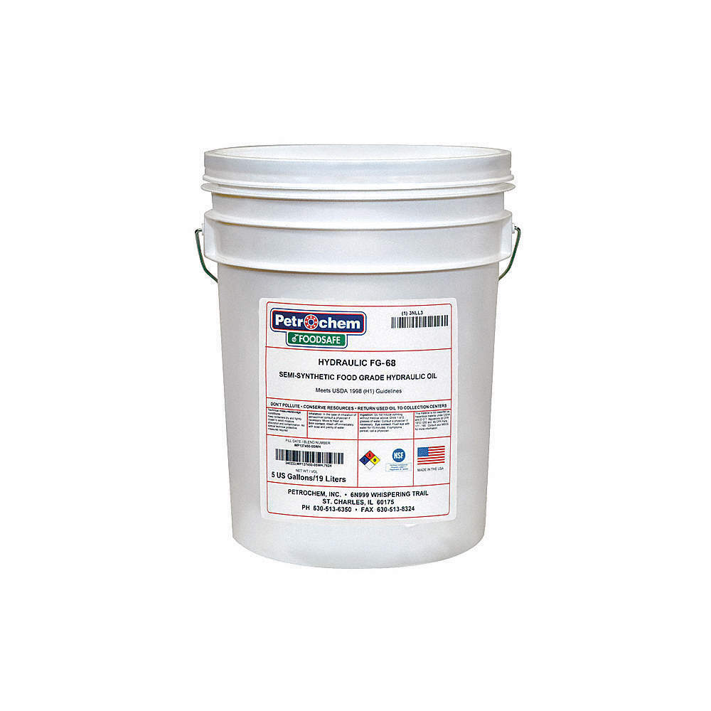 Petrochem Foodsafe Hydraulic Fg-68-005 Food Grade Semisyn Hydraulic Oil Iso 68