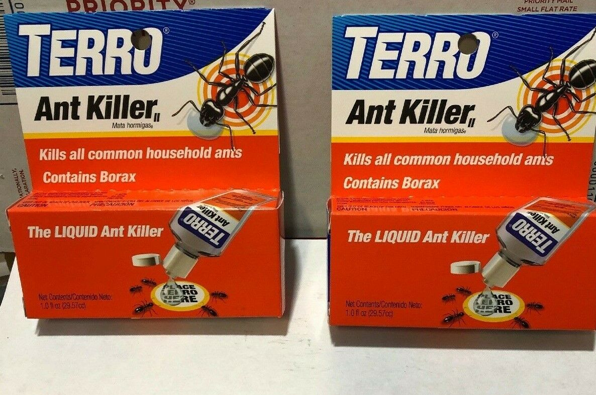 2 Terro 1 Oz Liquid Ant Killer Ll T100 Indoor/outdoor Bait Pest Control Borax