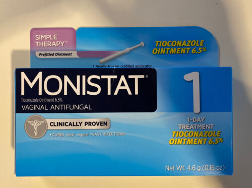 Monistat 1 Day Treatment Exp 10 / 20 4.6 Grams