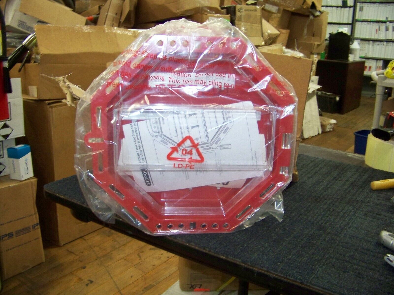 Stopout Accuform Signs Group Lock Box Red Plastic Kcc624 New