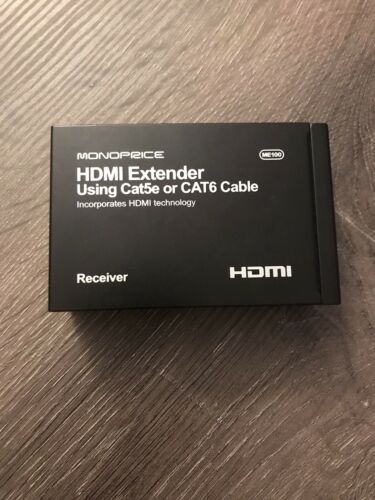 Monoprice Me100 Hdmi Extender Using Cat5e Or Cat6 Cable Receiver - Good Quality