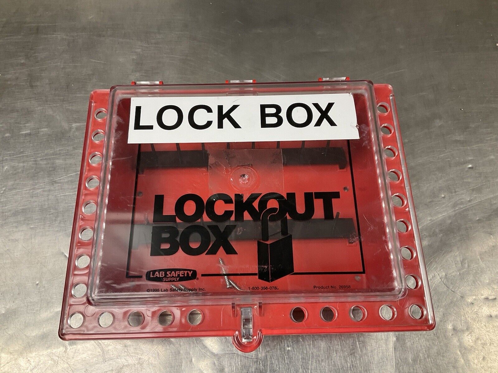 Lab Safety Supply, Lockout Box Product# 26958