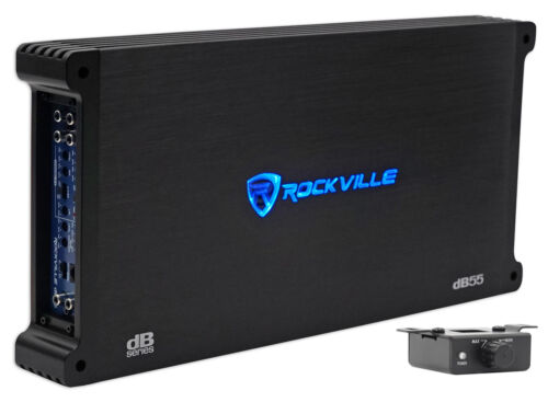 Rockville Db55 4000 Watt/980w Rms 5 Channel Amplifier Car Stereo Amp, Loud!