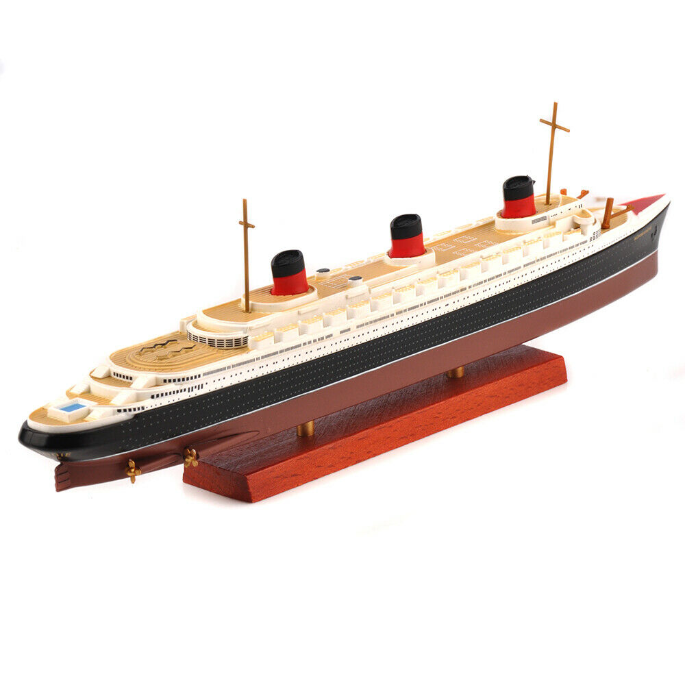 1:1250 Atlas Diecast Normandie Cruise Ship Model Boat Gift Toys For Collection