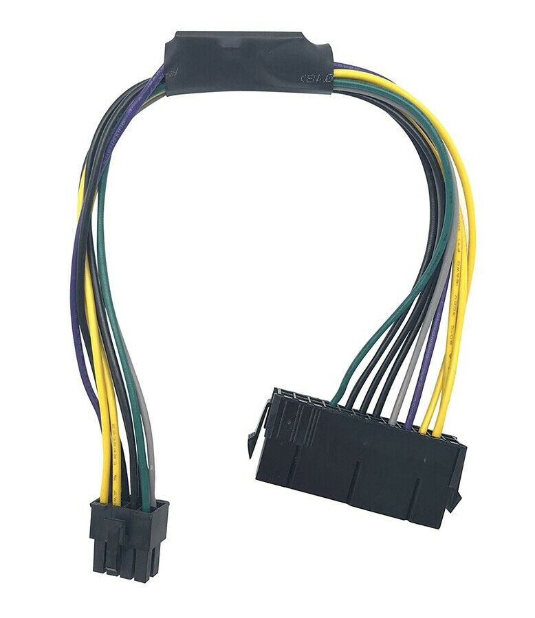24-Pin to 8-Pin 18AWG ATX Power Supply Adapter Cable for Dell Optiplex A689