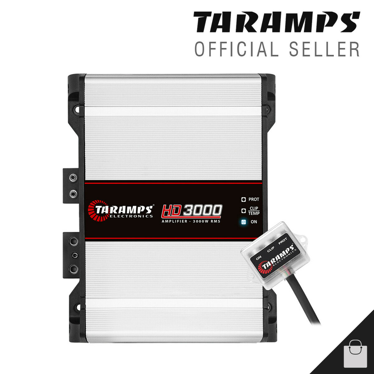 Taramps Hd 3000 1 Ohm Amplifier 3k Bass & Voice Compact Car Amp - Usa Shipping