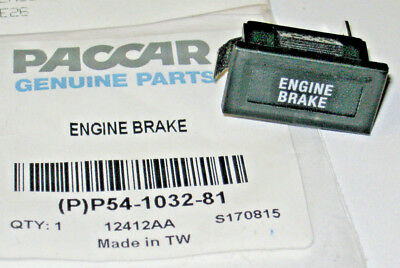~new Paccar Kenworth Engine Brake Dash Insert Indicator Lamp Id~ P54-1032-81