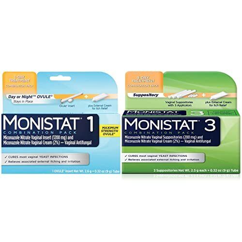 Monistat 2 Pack 3-Day Suppository and 1 Day Ovule Combination Pack