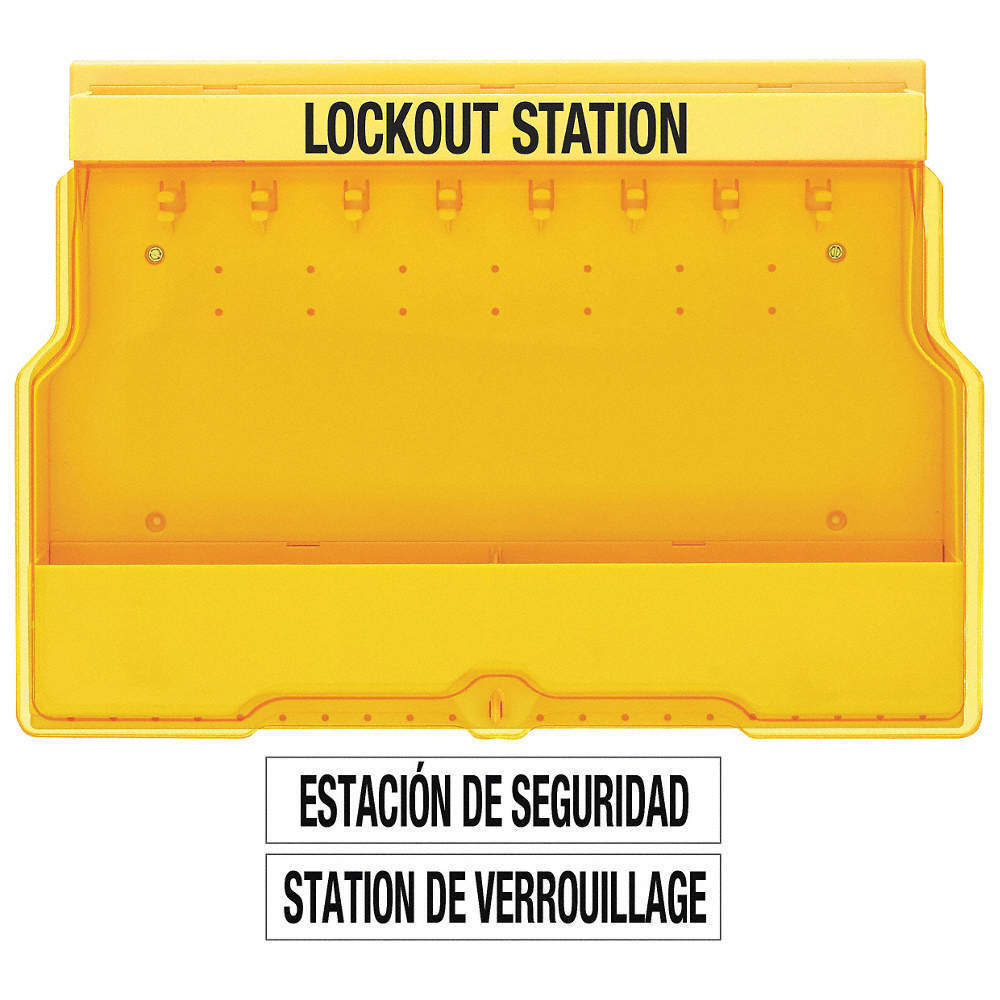 Master Lock S1850 Lockout Station,unfilled, 22 In W