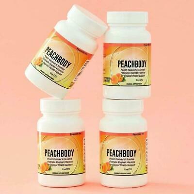 Peachlife® Probiotic Vaginal Suppositories - Sweet Peach Flavored and Scented -