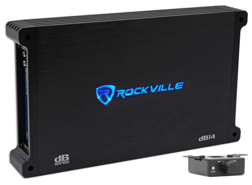 Rockville dB14 4000 Watt Peak/1000w RMS Mono 2 Ohm Amplifier Car Audio Amp