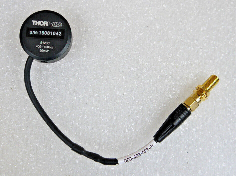 Thorlabs S120c - Standard Photodiode Power Sensor, Si, 400 - 1100 Nm, 50 Mw