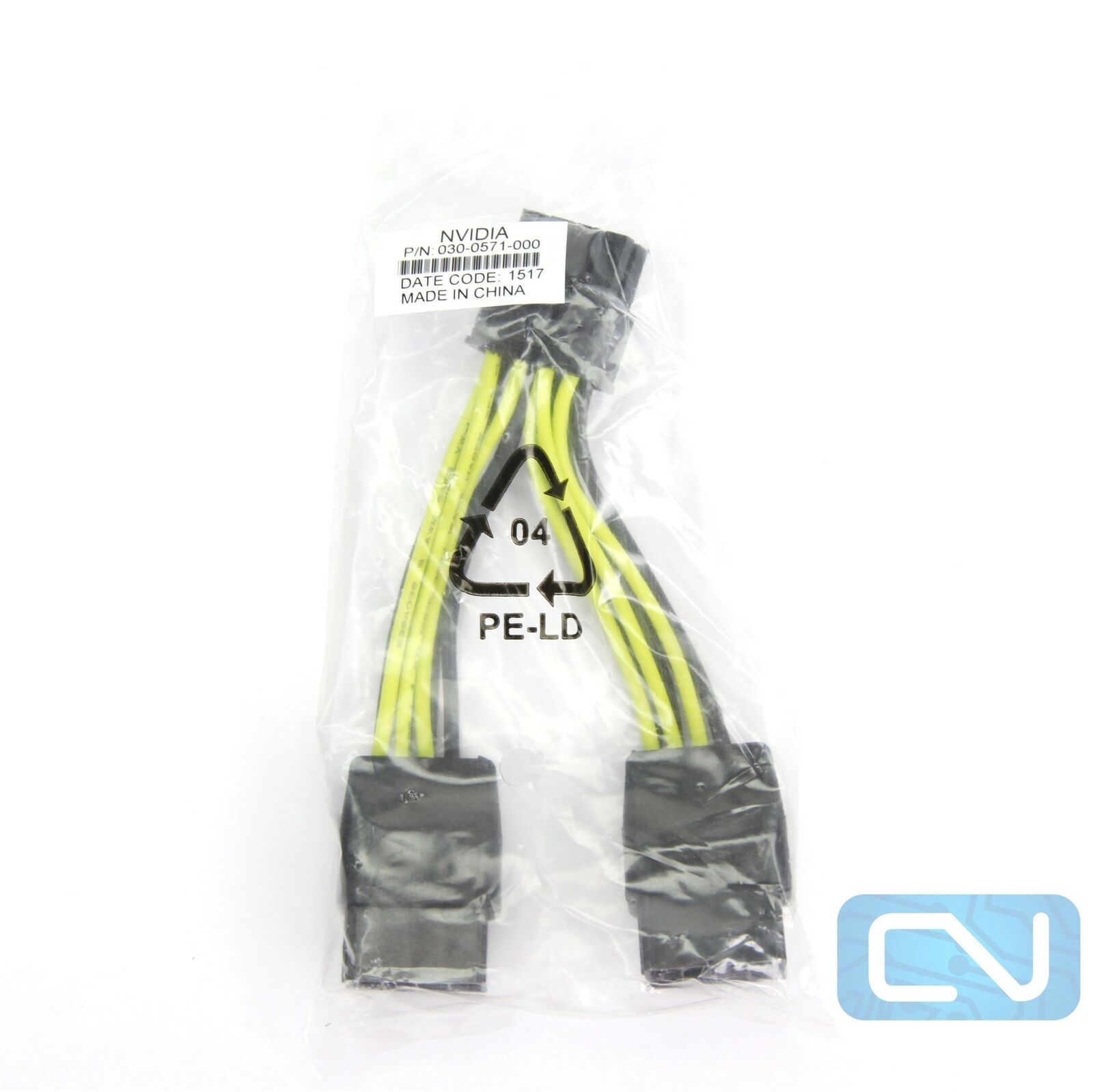 NEW NVIDIA Dual 8 to 8 Graphics Power Cable 030-0571-000 Tesla K80 M60 M40 P100
