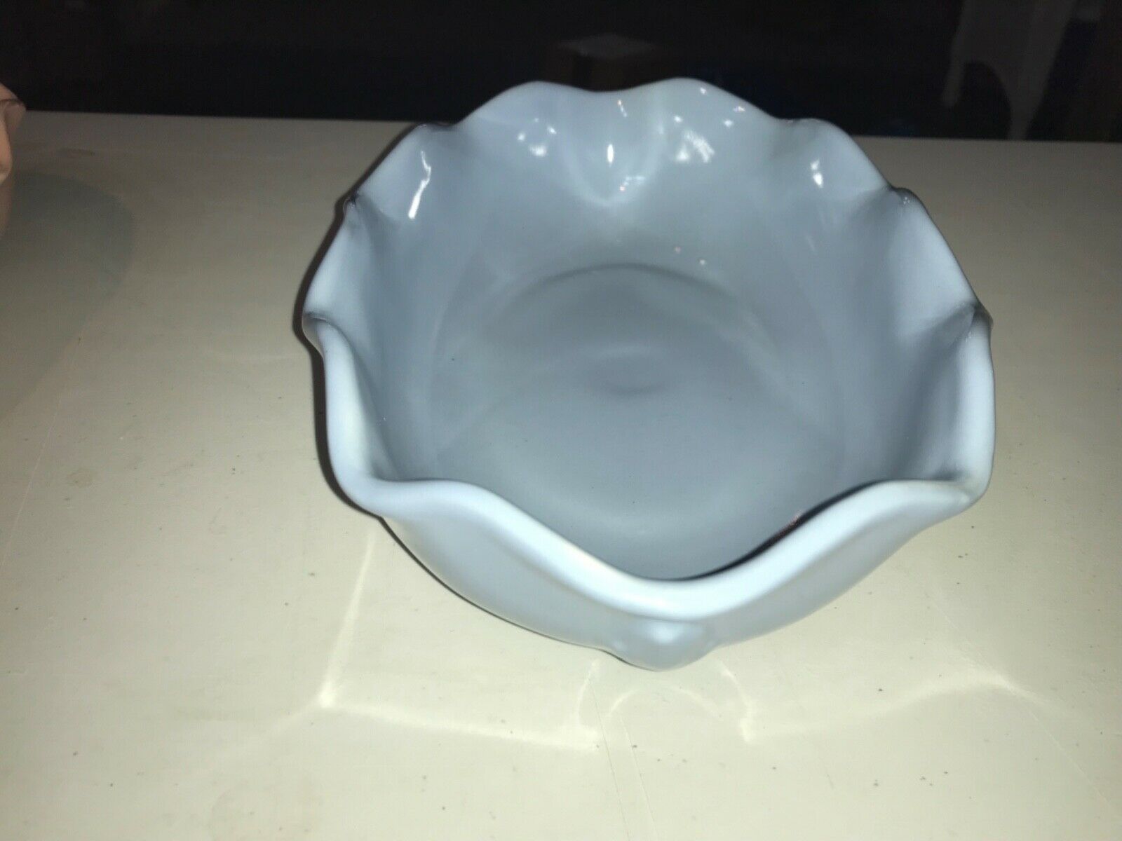 Abingdon Pottery Console Centerpiece Bowl No 564 Baby Blue Vintage Planter