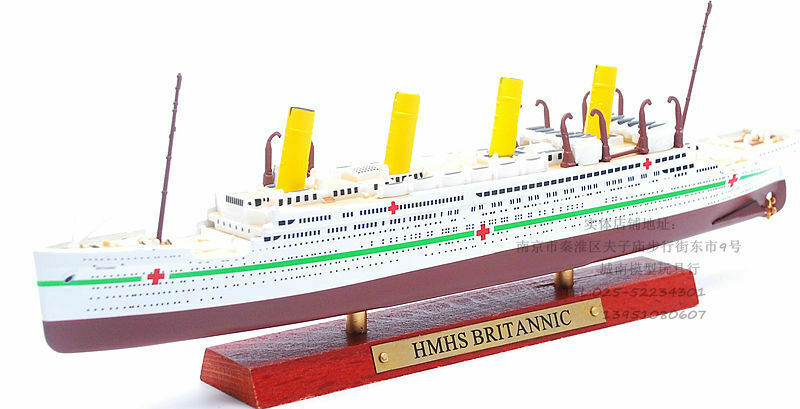 Xmas Gift Atlas 1:1250 HMHS Britannic Cruise Ship Model  Diecast Ocean Boat Toys