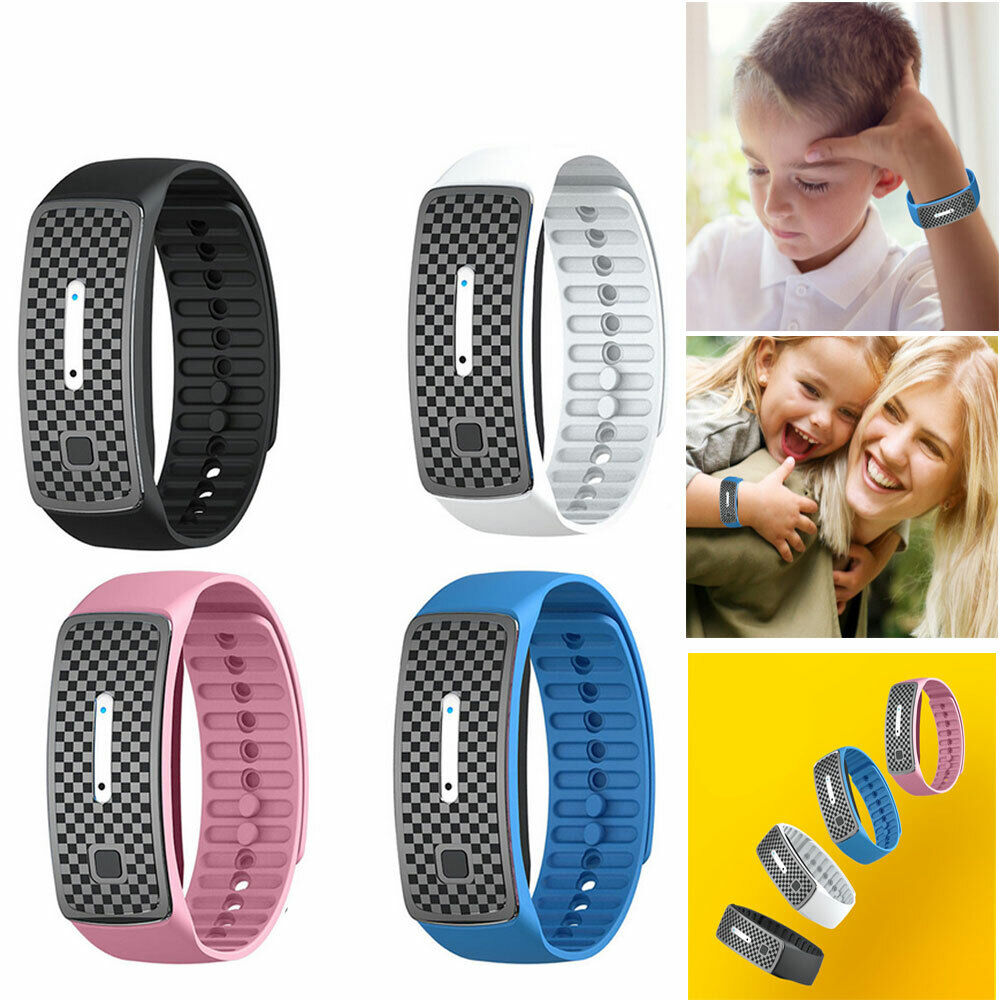 Ultrasonic Anti Mosquito Insect Pest Bug Repellent Repeller Bracelet Watch Wrist