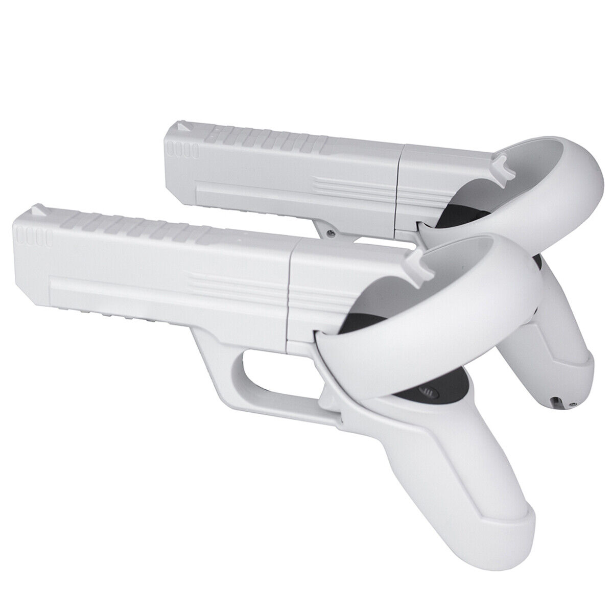 MOJOXR VR Game Gun Pistol Grips Accessories for Meta/Oculus Quest 2 Controllers