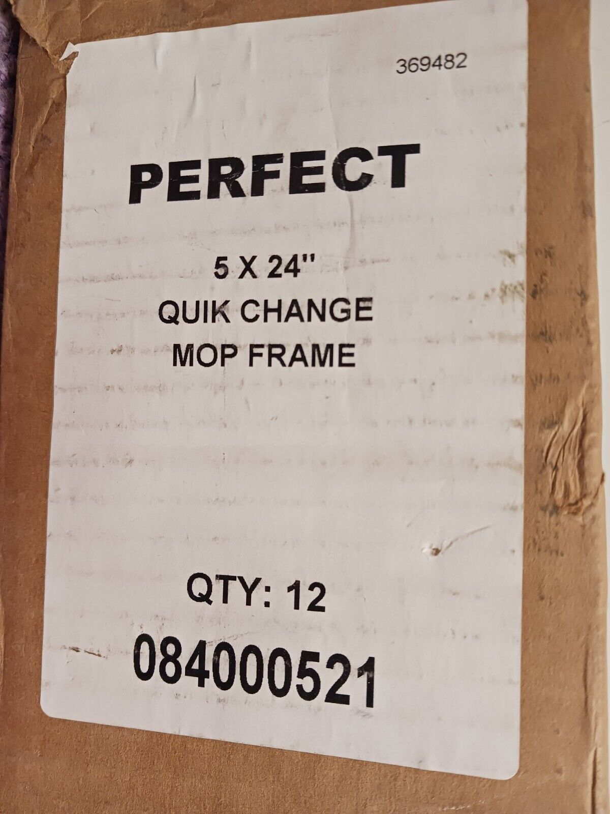 Perfect Quik Change Mop Frame 12 pack 5 x 24
