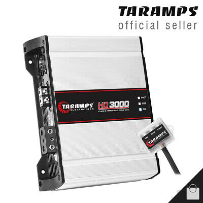Taramps Hd 3000 1 Ohm Amplifier 3k Full Range Compact Car Amp - 3 Day Delivery