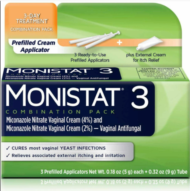Monistat 3 Vaginal Antifungal Cream 5g + 9g Tube Exp: 01/2023 **free Shipping**